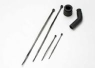 TRAXXAS 5245X BLACK PIPE COUPLER EXHAUST DEFLECTOR REVO